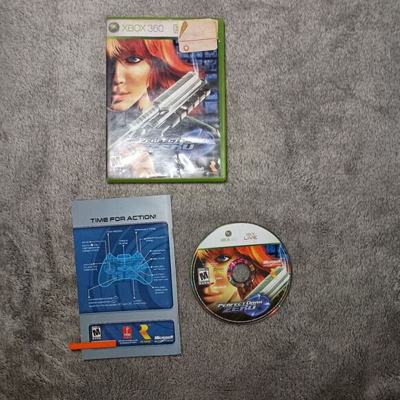 Perfect Dark Zero Xbox 360 Video Game Complete In Box CIB Tested - Picture 1 of 16